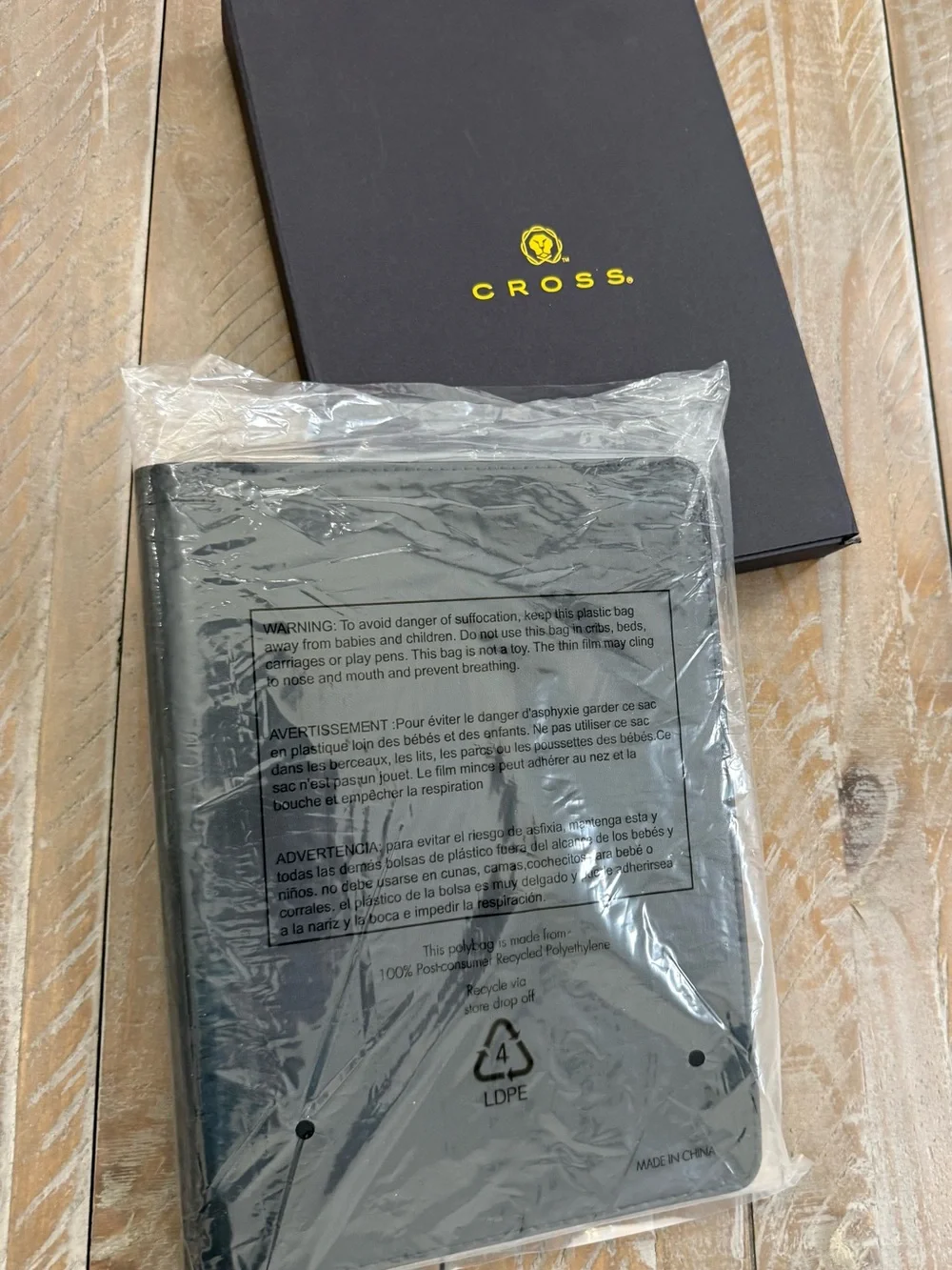 New Black CROSS Plano Refillable Notebook Journal Planner